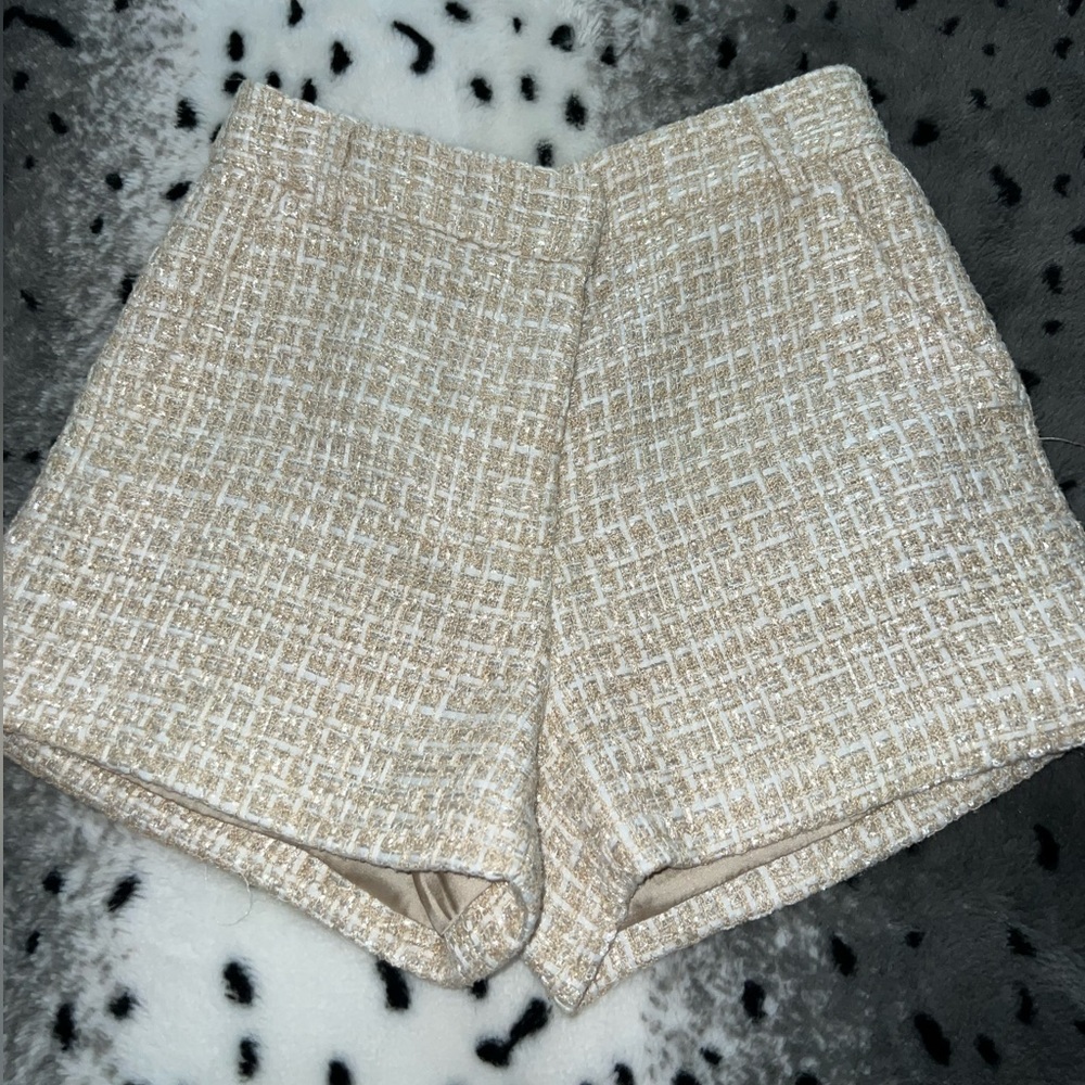 AQUA tweed shorts